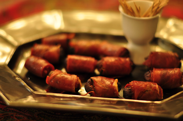 Prosciutto Wrapped Apricots with Sage