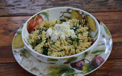 Fusilli with Ricotta and Spinach