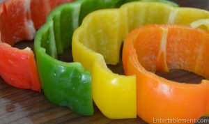 red green yellow and orange peppers