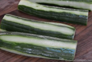 peeled cucumber
