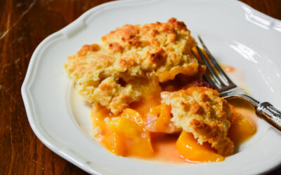 Peach Plum Cobbler