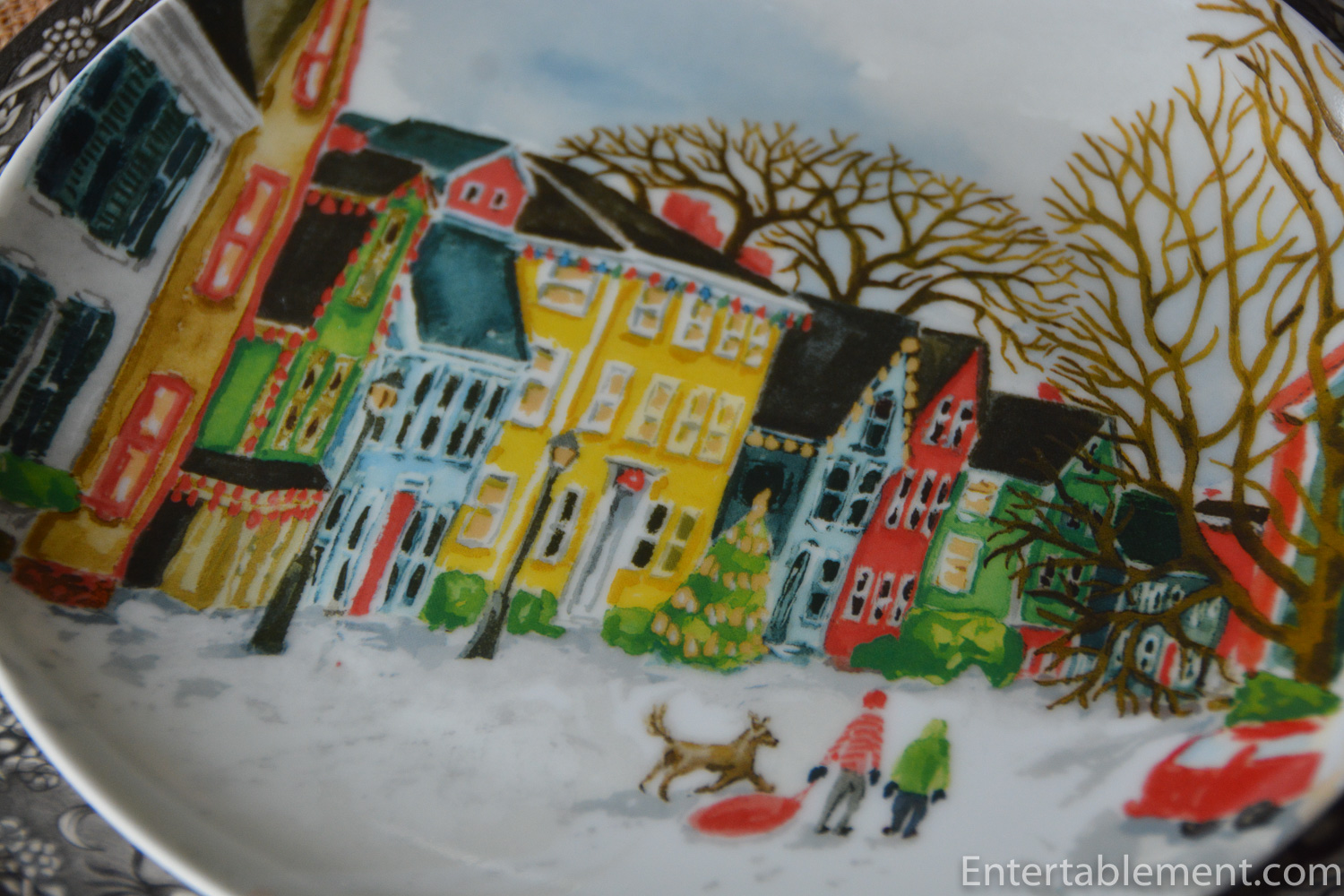Winter Village by Pottery Barn Entertablement