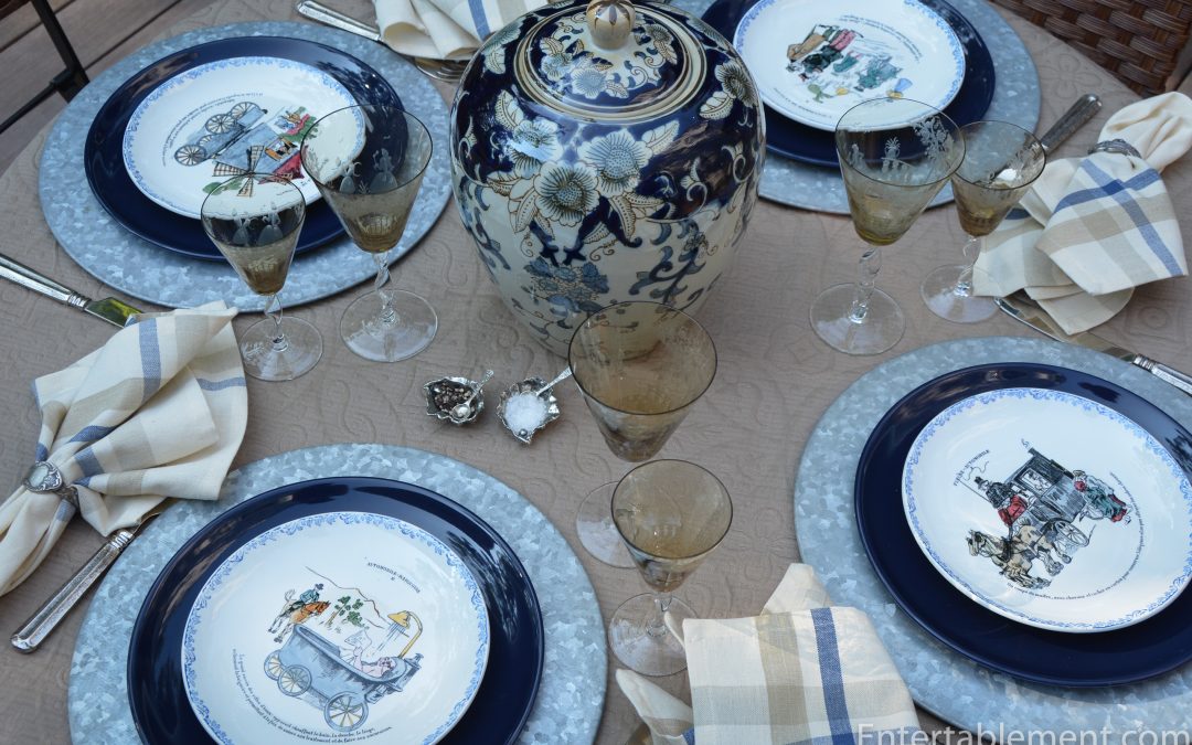 French Faience Whimsical Automobiles