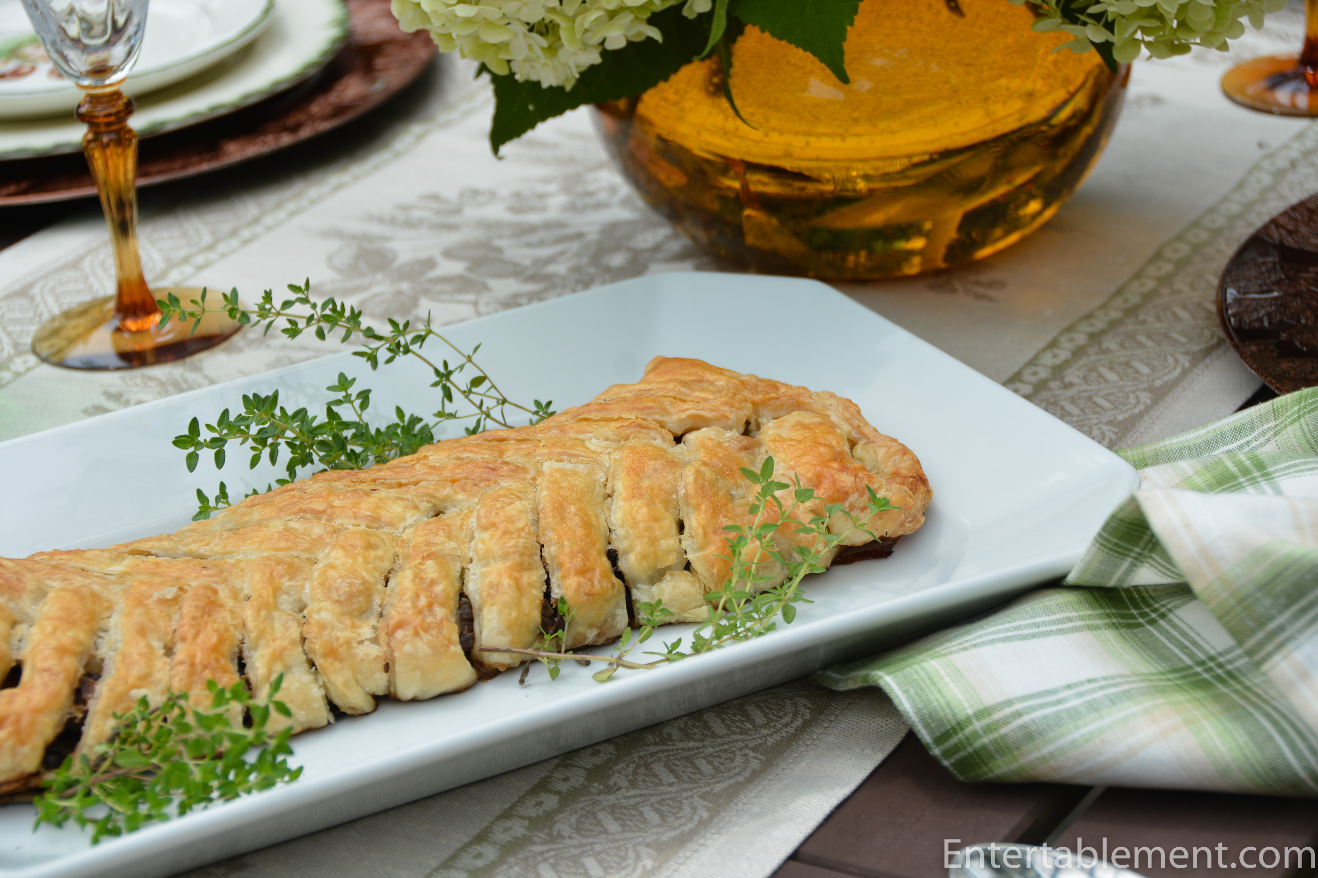 Strudel Spring Form Mushroom Strudel - Entertablement