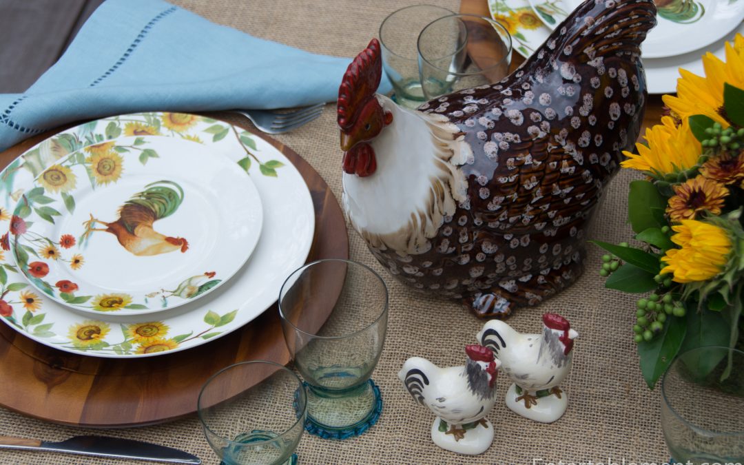A Cheerful Country Table and a Book Recommendation