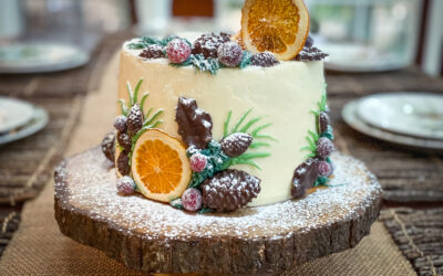 A Festive Chocolate Orange Cake