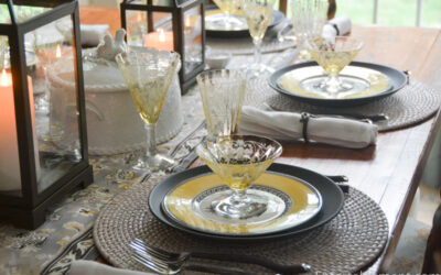 Subtle Grey and Sunny Yellow for a Dull January Day