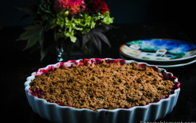 Plum & Peach Crumble