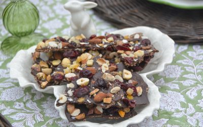 Cranberry Pistachio Chocolate Bark