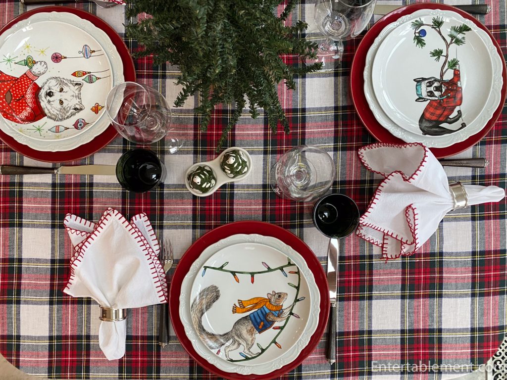 West Elm Dapper Animals Christmas with Croquembouche