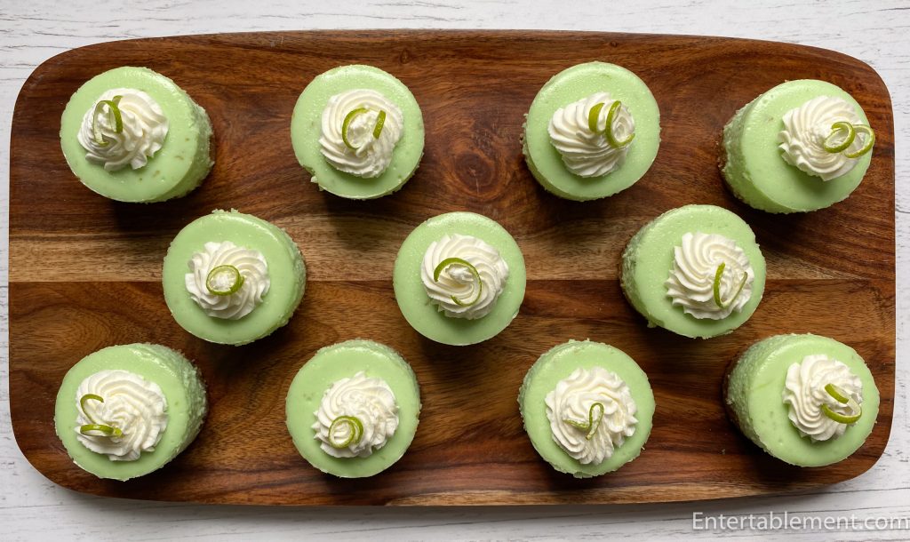 Mini Lime Cheesecakes