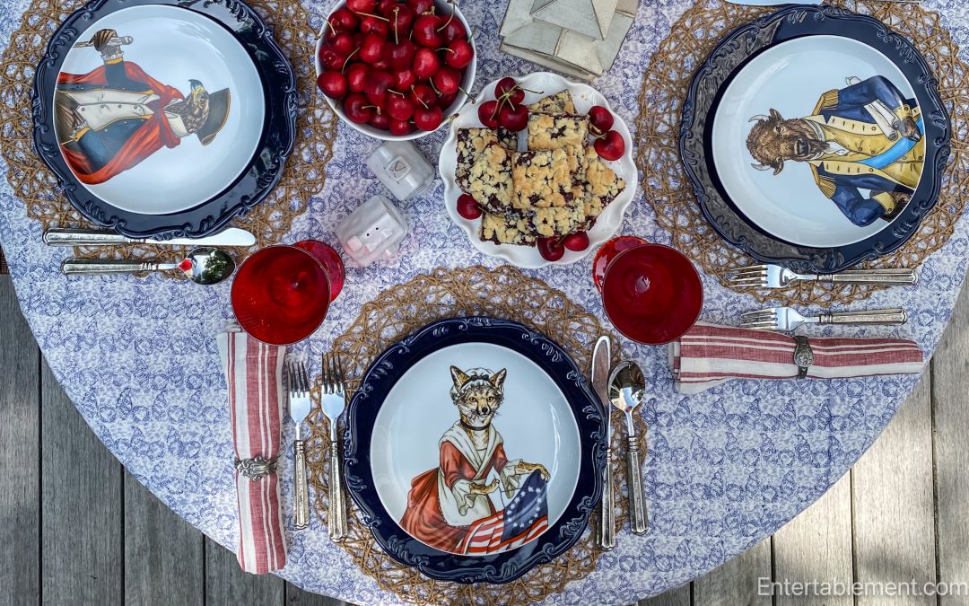 Cheeky Patriots and Cherry Crumb Bars