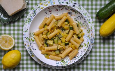 Summer Squash and Basil Pasta
