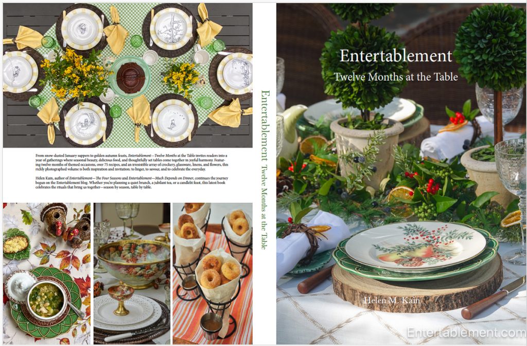 Cover of new release Entertablement—Twelve Months at the Table.