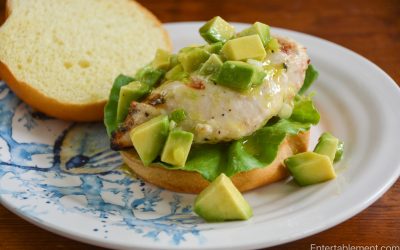 Grilled Chicken Sandwiches with Avocado Ginger Salsa