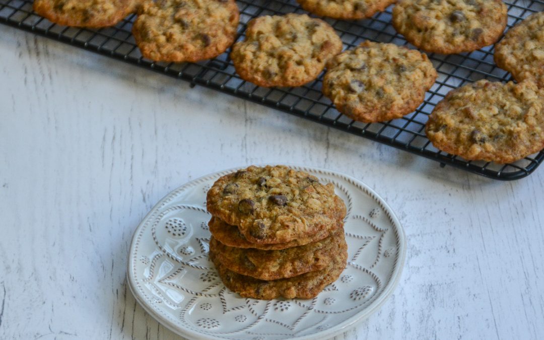 Oatmeal Chocolate Chip Cookies with Nuts